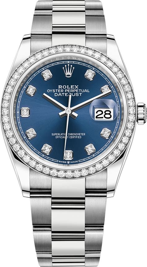 rolex datejust women blue|rolex datejust blue face price.